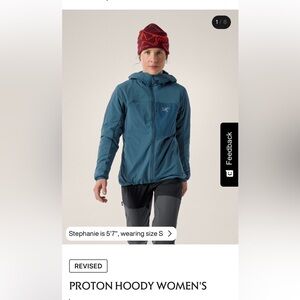 Arc'teryx Proton Hoody Women's Jacket - Nightscape - sz Small - 25/26 model